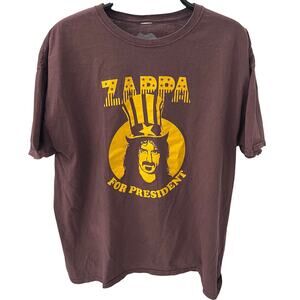 Vintage Style 2012 Frank Zappa For President 1988 Campaign Graphic T-Shirt Sz LG